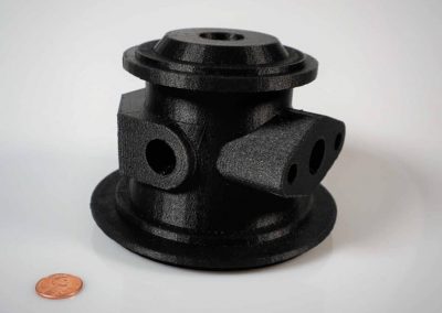 3D Printed Reinforced Bearing Housing Sample Print – Glass Fiber