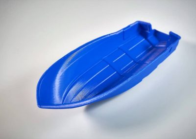 Sample Print (F410 3D Printer): Model Boat Hull