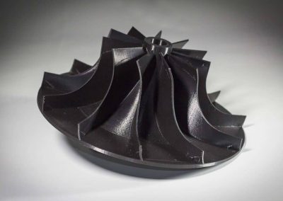 3D Printed Impeller Sample Print – ABS Small Impeller